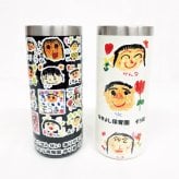 【1点からご注文可能！迷ったらコレ！大人気卒園記念品】みんなでつくる記念品☆ステンレスタンブラー 420ml 保冷 保温 お絵かき 寄せ書き 写真入り プレゼント 先生 園児 人気 卒団記念品 名入れ メッセージ入れ オリジナル ギフト 実用的 お絵かき水筒【510】
