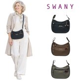 SWANY スワニー ショルダーバッグ ルバンド ショルダー 斜め掛け かばん 鞄 カバン 普段使い 使いやすい レディース メンズ ギフト プレゼント ブラック a730