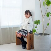 Rora 子供服 通販 キッズスカート チュチュスカート ピアノ発表会 結婚式フォーマル 卒園式入学式 フォーマル ウエストゴム フレアスカート ボリュームスカート チュールスカート アンティーク調 ガーリーレトロ ふんわり可愛い お出かけ着 小学生