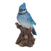 置物 鳥 アオカケス 高さ16cm woobia ウービア 野鳥 リアル おしゃれ 玄関 インテリア オブジェ ガーデン 北欧 ナチュラル 青い鳥 動物 アニマル 癒し 小鳥 鳥好き 出窓 棚 プレゼント ギフト バードウォッチング