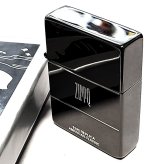 ZIPPO ライター 1935 クラシックロゴ ジッポ ブラックニッケル 黒 角型 外ヒンジ 3バレル エッチング彫刻 銀差し シンプル かっこいい 高級 ギフト メンズ プレゼント