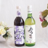 みずみずしくジューシーな風味の葡萄酒と国産ワインセット(おたる醸造 ナイアガラ 白ワイン やや甘口(北海道)720ml瑞鷹葡萄の酒10度(熊本県)720ml