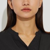 ネックレス ダイヤモンド 0.5ct Hカラー SIクラス プラチナ PT900 K18 ゴールド 一粒 ソリティア[ララクリスティー]
