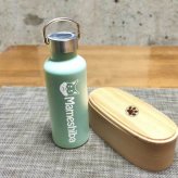 【Wanko Face】豆柴 かわいい 取っ手付きマグボトル おしゃれ 290ml 保温 保冷 ステンレス マグボトル 取っ手付き 真空 断熱 二重構造 ボトル タンブラー 水筒 マイボトル オリジナル 柴犬 日本犬 犬 ペット 動物 アニマル