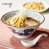 レトロ中華 ラーメンチャーハンセット 赤 ラーメン鉢 チャーハン皿 中華食器 昭和レトロ 町中華 おうち中華 電子レンジ対応 食洗機対応 ギフト 結婚祝い 新築祝い ギフト〈04949〉 M-mode