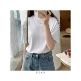 モックネックTシャツ 通販 半袖カットソー ドロップショルダー タートルネック ストレッチ素材 カジュアル 伸縮性 ゆるTシャツ 無地 シンプル 首元カバー 日よけ対策 プルオーバー 春夏秋 無地Tシャツ おしゃれ オシャレ