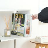 S字型ディスプレイラック3段 オーク オーク・オークホワイト 2色展開 収納ラック オープンラック シェルフ 整理棚 収納家具 おしゃれ シンプル 新生活 インテリア 不二貿易