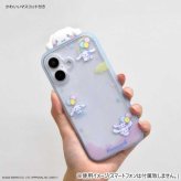 iPhone16 ケース サンリオ シナモロール 耐衝撃 イーフィット クリア ハイブリッド カバー スマホケース かわいい キャラクター グッズ 衝撃吸収 ストラップホール付き サンリオ正規ライセンス品