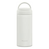 ピーコック ステンレスボトル ハンドル付 350ml 白 マグボトル スクリュー栓 保温保冷 ボトル【北海道・沖縄県・離島 配送不可】