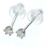ダイヤモンドピアス プラチナ 0.1ct 一粒 ダイヤ レディース シンプル 定番 普段使い オフィス フォーマル アクセサリー ジュエリー 誕生石 ギフト プレゼント