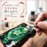 職人の手作り！和柄ペアFRISKケース「絵」フリスク タブレット ミント 名入れ 職人 手作り ハンドメイド 送料無料 伝統工芸 桜 和モダン 和柄 和風 和雑貨 ギフト プレゼント 贈り物