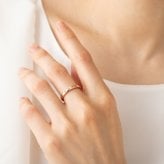セミ オーダーメイド リング 誕生石 1.5mm 5石 Ties K10 K18 10K 18K 10金 18金 プラチナ 女性 レディース 誕生日 記念日 プレゼント ギフト 誕生日プレゼント ファミリーリング 刻印 名入れ 20代 30代 40代 妻 彼女 天然石 ダイヤモンド ルビー ゴールド ピンクゴールド イエローゴールド 選べる アクセサリー アレルギー対応 金属アレルギー