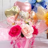 キャンディー バルーンフラワー アレンジ 花 プレゼント 卒業 卒園 造花 ブーケ ギフト オレンジ ピンク 水色 誕生日 女性 友達 退職祝い 開店祝い 上司 還暦祝い 母の日 結婚記念日 両親 子供会 推し活 推しカラー カスタム トレンド  送料無料（一部地域除外）