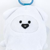 お文具といっしょ イカ ぬいぐる身ミニキーリング