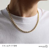 ペーパーチェーンネックレス 六字真言 小粒 ストーンネックレス ゴールド 18KGP 50cm 60cm ホワイトメタル 梵字 細身 二重ロック キラキラ 煌めく 高級感 重厚感 かっこいい メンズ 男性