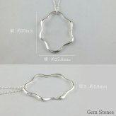 服の上からかぶれるロングネックレス　シルバー９２５ アート　チェーン　６０ｃｍ　雲　CLOUD　シルバーネックレス　ペンダント　レディース　シンプル　SV925　記念日　誕生日　petit