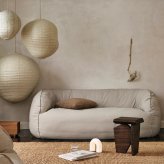 ferm LIVING ファームリビング Kurbis カービス ランプシェード M 高さ60cm （シェードのみ） シェード ジャパンディ 和紙北欧 ランプシェード 天井照明 ペンダントライト シェードのみ 和紙 和モダン