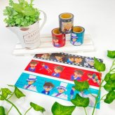 名探偵コナン 江戸川コナン&怪盗キッド 養生テープ  テープ YOJO マスキングテープ 文具 ブルー グッズ