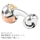elizabeth parker エリザベスパーカー ゴールド ローズゴールド ダブルエンド ノット カフス プレゼント ギフト父 彼氏 夫 結婚祝い 誕生日