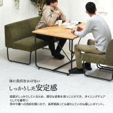 NOVEMBER 2Pソファー NVS-2P ヴィンテージ カジュアル 角型 スチール W 1125 × D 590 × H 705（SH420）（mm） ダイニングソファー ラブソファ 二人掛けソファー 2人掛けソファ カバー掛替 替えカバー ブラウン グリーン グレー ブルー コーデュロイ