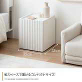 サイドテーブル ナイトテーブル おしゃれ 幅35 高さ40 チェスト キャビネット 収納棚 コーヒーテーブル ミニテーブル 扉収納 棚 可動棚 コンセント付き 2口 スクエア ミニ サイド ソファサイド コンパクト スリム 新築祝い 引越し祝い