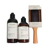 ロクシタン バランシング シャンプー 300mL コンディショナー 250mL アヴェダ AVEDA ミニパドルブラシ 3点セット 地肌ケア ヘアケア ツヤ髪 ダメージ補修 人気ブランド 正規品 ギフト プレゼント 贈り物 女性 男性 誕生日 記念日