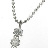 純プラチナ 0.25ct 3ストーン ダイヤモンド ネックレス 鑑定書付き ペンダント レディース ダイヤネックレス シンプル プラチナ999 Pt999 記念日 誕生日 プレゼント