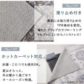 夏ラグ 夏用カーペット ラグ ラグマット ペルシャ風 洗える おしゃれ かわいい 北欧 カーペット 長方形 正方形 ペルシャ 絨毯 柄 デザイン 滑り止め付き ホットカーペット対応 オールシーズン 冬用 冬ラグ ヴィンテージ風プリントラグ1畳 2畳 3畳