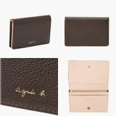 【無料ラッピング】 アニエスベー agnes b カードケース レザー Angele ブランド 正規品 新品 ギフト プレゼント 人気 おすすめ 誕生日 記念日 クリスマス 送料無料 abb522616