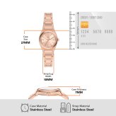 フォッシル FOSSIL 腕時計 レディース EVERETT アナログ ローズゴールドトーン ステンレススチールウォッチ ES5491【2026 新作】