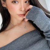 ハワイアンジュエリー ネックレス ステンレス オープン ハート スクロール ゴールド シルバー 金属アレルギー チェーン付き サージカルステンレス つけっぱなしOK プレゼント ペア