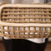 ferm LIVING ファームリビング セラミック バスケット オーバル 幅30cm 北欧雑貨 インテリア カゴ おしゃれ 小物入れ デンマーク 収納 陶器 ポットカバー 鉢カバー インテリア雑貨 北欧雑貨 キッチン 玄関 リビング