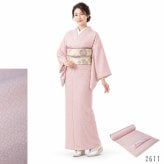 東レシルック 美來 小紋 反物 桜七宝小紋 重ね七宝紋意匠地模様 WA-12 日本製