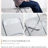 カフェテーブルセット 机 ダイニング デスク チューリップ 折り畳みクリアチェア 椅子 2点 円形 丸型 食卓 一人暮らし 白 リビング コンパクト ホワイト テレワーク 大人女子 韓国インテリア 北欧 おりたたみ 新生活