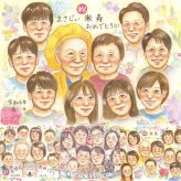 米寿の記念に、喜んでもらえる似顔絵ギフト。下書き確認ができるので、安心して贈れます。 贈り物 似顔絵 米寿祝い 手描き 名入れ プレゼント ギフト 米寿 傘寿 長寿 記念 大人数 祖父母 おばあちゃん おじいちゃん 下書き確認 修正無料 名入れ 似てる そっくり 宝物 実績多数 長寿祝い 一生もの 米寿祝い 88歳 還暦祝い オリジナル 闘病中の方への励まし 感謝 バレンタインデー