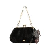 アナスイ ANNASUI ハンドバッグ コティ 2way 口金 ファー  レディース ブランド 正規品 新品 ギフト プレゼント 人気 おすすめ 誕生日 記念日 クリスマス 送料無料  ラッピング無料ans522386