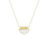 【無料ラッピング】  ヨンドシー 4℃ Spring Collection K10イエローゴールド ネックレス ホワイトトパーズ ブランド 正規品 新品 ギフト プレゼント 人気 おすすめ 誕生日 クリスマス 送料無料