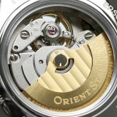 オリエントスター 腕時計 ブランド クラシック セミスケルトン 草木にそそぐひかり 自動巻き 機械式 レディース RK-ND0010G シャンパンゴールド ブラウン