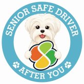 カーサイン 高齢者マーク SENIOR SAFE DRIVER マルーキー ステッカー シール 直径13cm 肉球 日本製 車