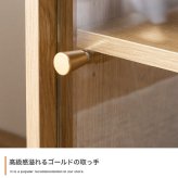 テレビ台 テレビボード ガラス ローボード 木製 テレビラック スリム 収納 TV台 省スペース ガラス扉 壁寄せ 一人暮らし 収納棚 Laura ラウラ 収納付き 幅120 可動棚 2段 ロータイプ コード穴 32型 32インチ 40型 40インチ