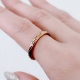 arainn アラン｜アラモン模様デザインリング｜ピンクゴールド シンプル ユニセックスリング｜おしゃれなペアリングにも 指輪 1本 単品アラン ステンレス リング にも人気 r-33 金属アレルギー対応 ホワイトデー お返し アクセサリーギフト ジーラブ