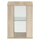 コレクションボックス(前・側板ガラス) オーク オーク・オークホワイト 2色展開 収納ラック オープンラック シェルフ 整理棚 収納家具 おしゃれ シンプル 新生活 インテリア 不二貿易