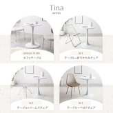 ダイニング家具 カフェテーブルセット デスク ダイニング チューリップ イームズチェア 椅子 2点 デザイナーズ 円形 丸型 食卓 一人暮らし 白 リビング コンパクト ホワイト テレワーク 大人女子 韓国インテリア 北欧