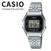 箱なし カシオ 腕時計 メンズ レディース シルバー ブラック 黒 デジタル チプカシ レトロ 海外モデル 逆輸入 小さめ 薄型 軽量 メタル LEDライト 学生 仕事 誕生日 プレゼント ギフト CASIO 成人 卒業 入学