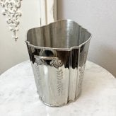 クラシック ワインクーラー シルバー　アンティーク調 花器 欧風 おしゃれ ボトルクーラー アイス バケツ 保冷 保温 氷 シャンパン ワイン 日本酒