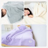 【日本製】『綿100%毛布』 140×200ｃｍ シングル ふわふわ毛布 綿毛布 コットンブランケット シンプル 国産綿毛布 人気 毛布の町大阪　泉大津産毛布 夏 冬 暖か 毛布 ブランケット おすすめ 日本製 泉大津産 シンプル 厚