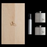 【刻印対応】エイジングケアギフトセット(木箱入)【スキンローション、モイストセラム、アンチシャインクリーム】スキンケア ギフト プレゼント 誕生日 記念日 父の日 男性 彼氏 主人 男友達 