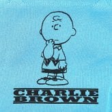 スヌーピー チャーリーブラウン スウェットトートバッグ ブルー SNOOPY