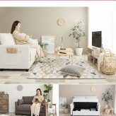 ソファ 座椅子 収納付き2人掛け 2人掛け コンパクト 2人用 収納 ポケットコイル ファブリック ー 体にフィット Riely おしゃれ ミッドセンチュリー 西海岸