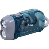 【直送】ダイナモLEDライト [26-0593-061] SC0727B 手回し発電 手動充電 電池不要 ストラップ付き 懐中電灯 非常用防災ライト 避難グッズ 停電対策 ノベルティ ギフト